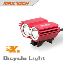 Maxtoch X2 2000LM XML U2 4 * 18650 Pack Cree Rouge LED Meilleur Vélo Lumière